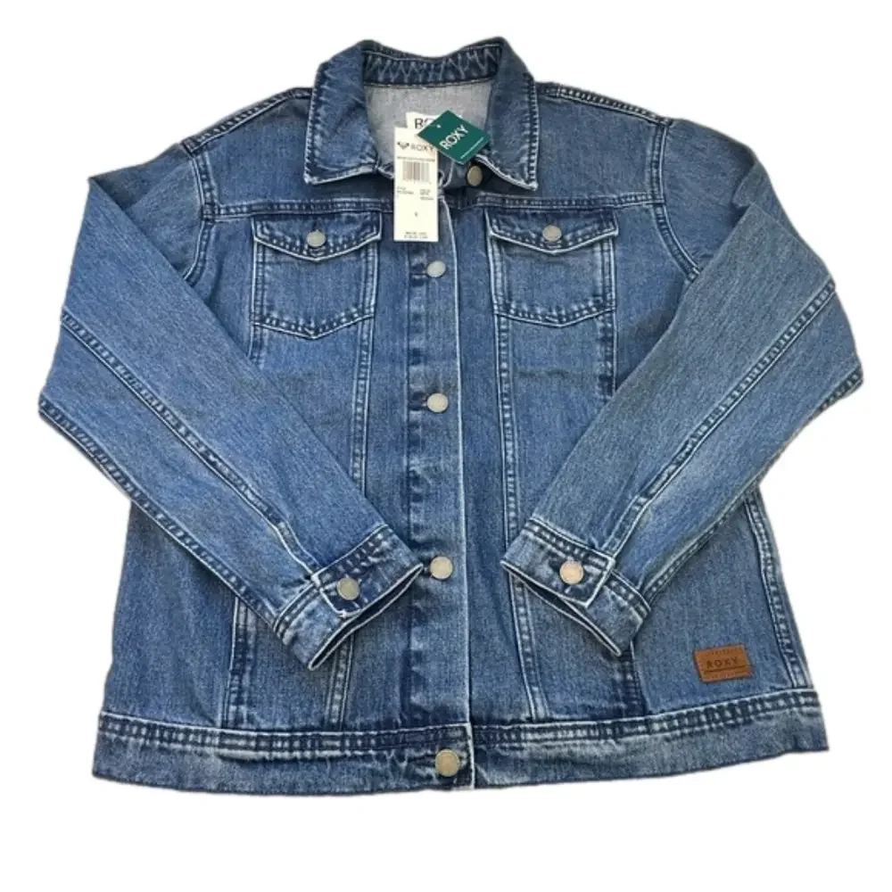 NWT Roxy Mountain Roads Cargo Style Denim Jacket